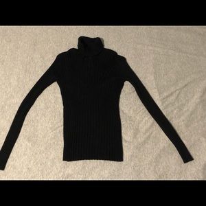 GRACE Black Turtleneck Sweater